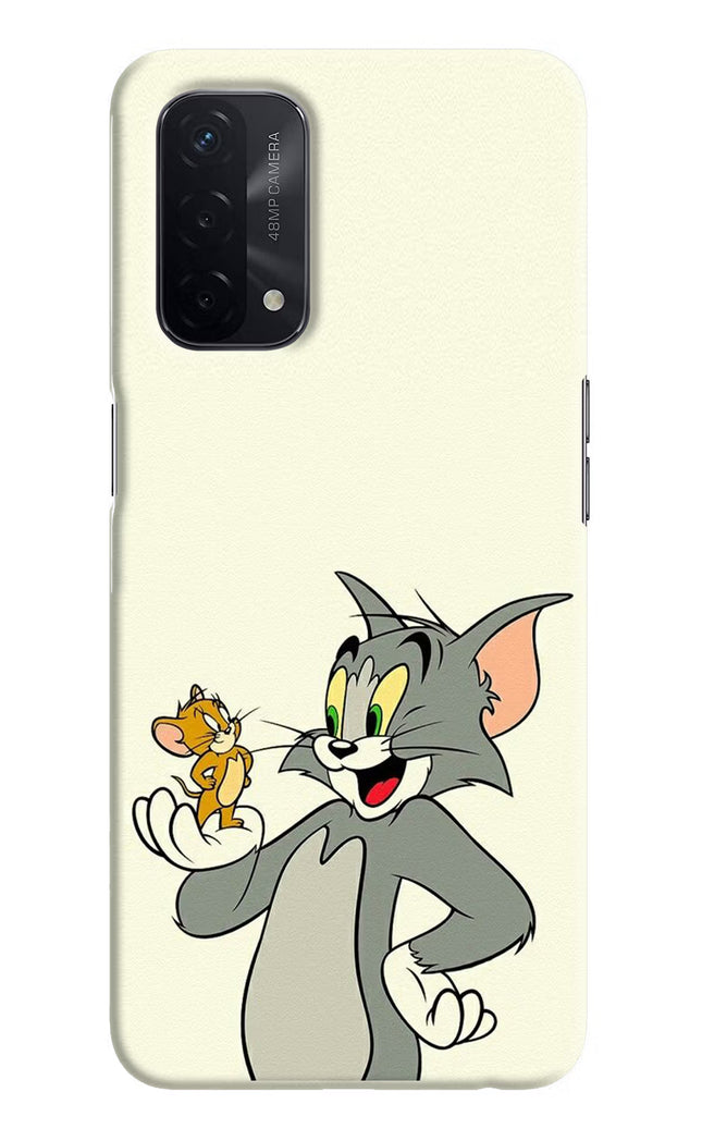 Tom & Jerry Oppo A74 5G Hard Case Back Cover by Casekaro