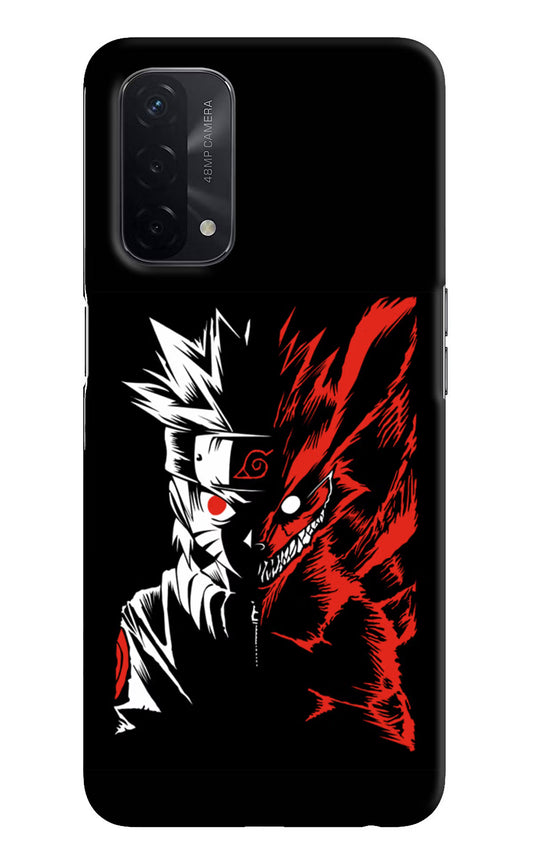 Naruto Two Face Oppo A74 5G Hard Case Back Cover by Casekaro