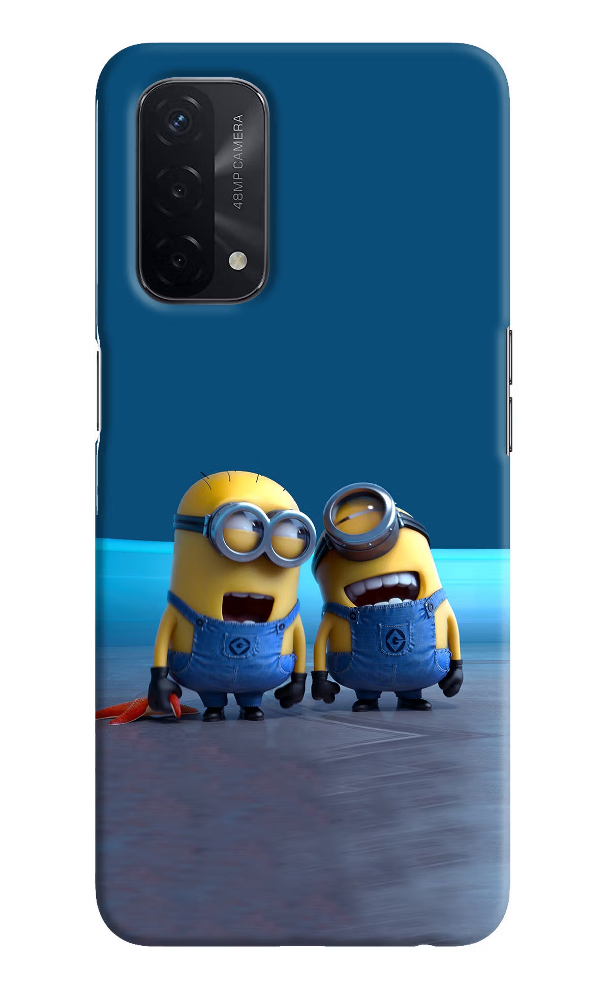 Minion Laughing Oppo A74 5G Hard Case Back Cover by Casekaro