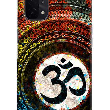 Om Cultural Oppo A74 5G Hard Case Back Cover by Casekaro