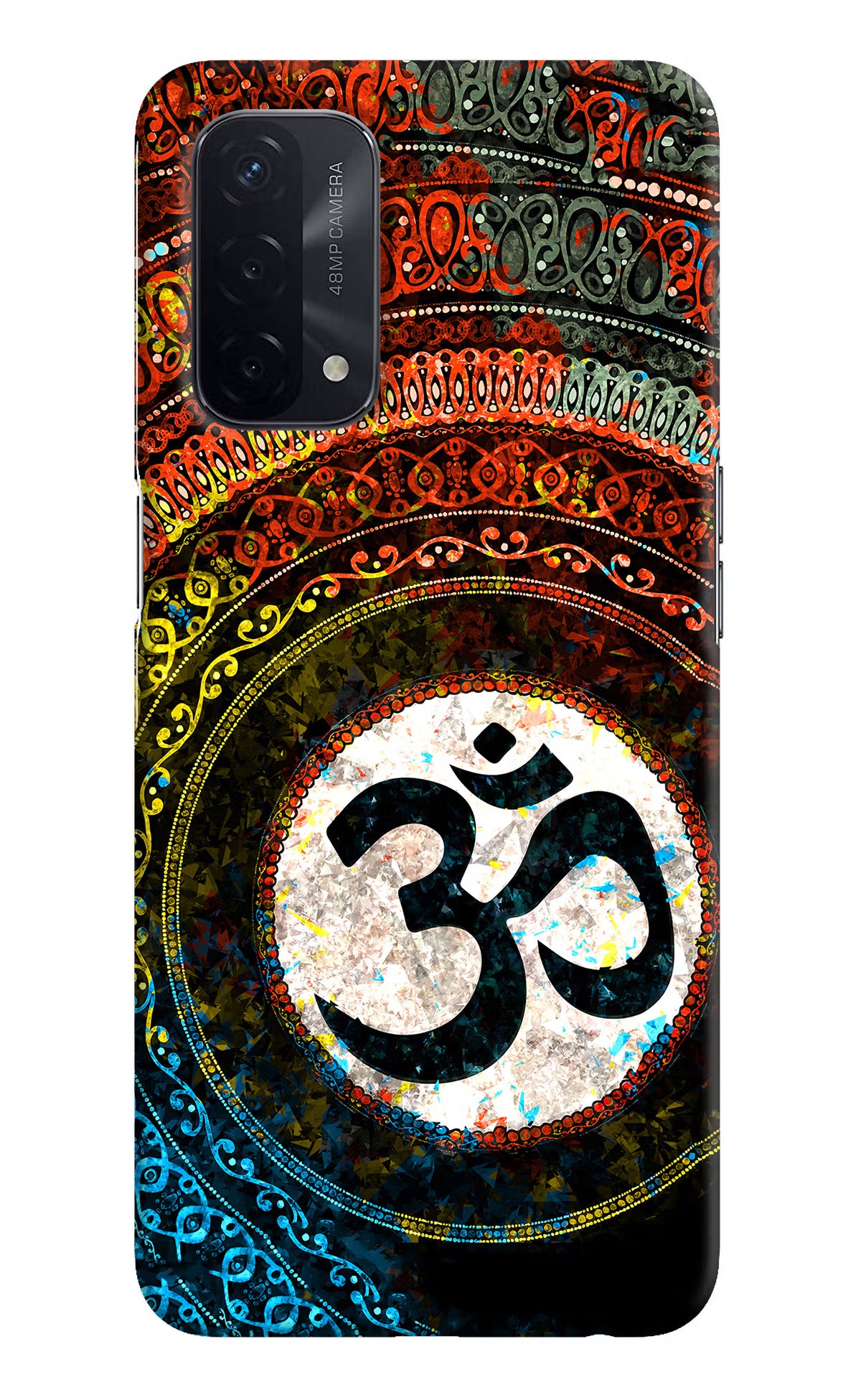 Om Cultural Oppo A74 5G Hard Case Back Cover by Casekaro