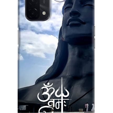 Om Namah Shivay Oppo A74 5G Hard Case Back Cover by Casekaro
