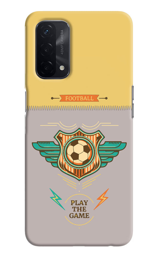 Football Oppo A74 5G Hard Case Back Cover by Casekaro