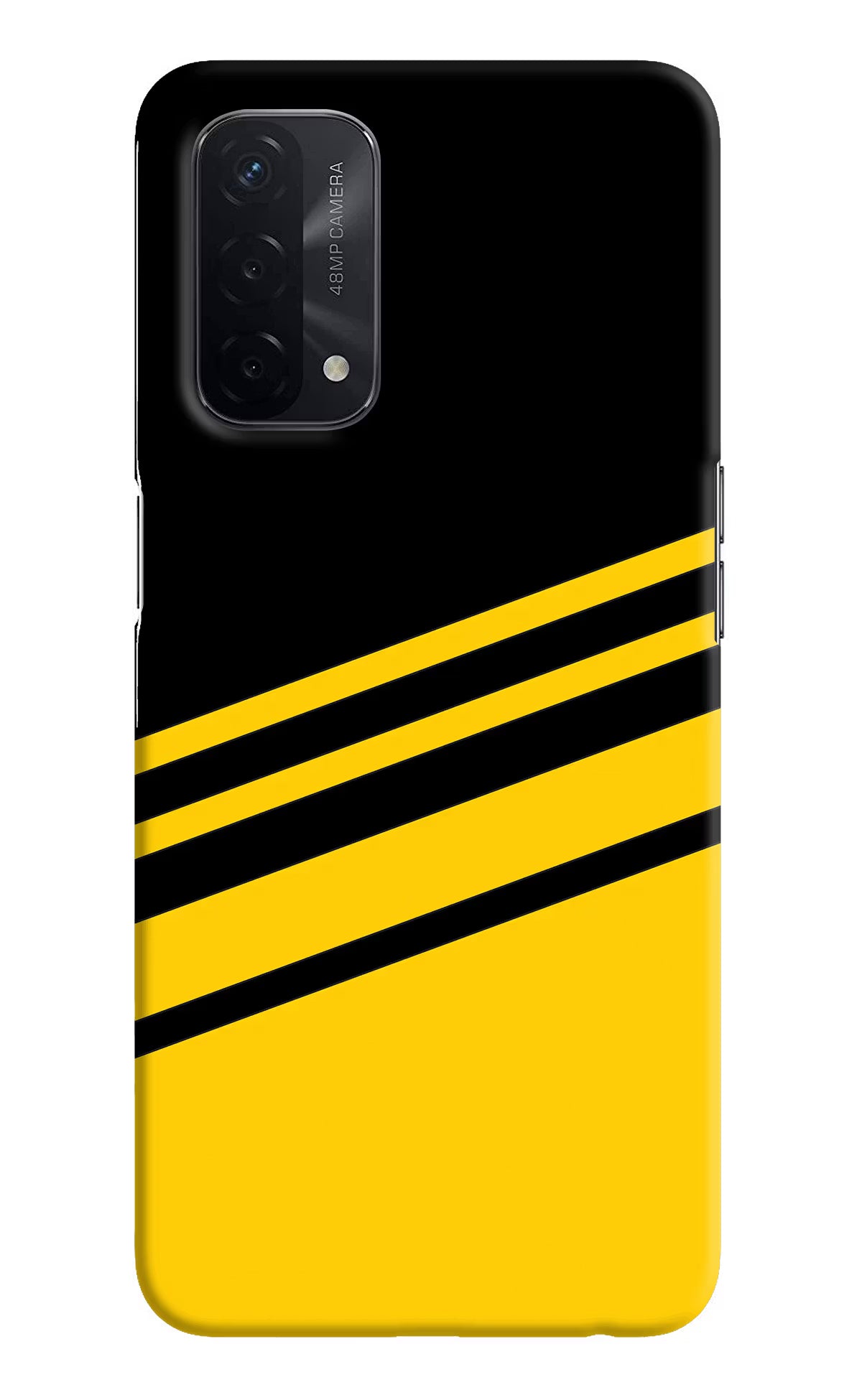 Yellow Shades Oppo A74 5G Hard Case Back Cover by Casekaro