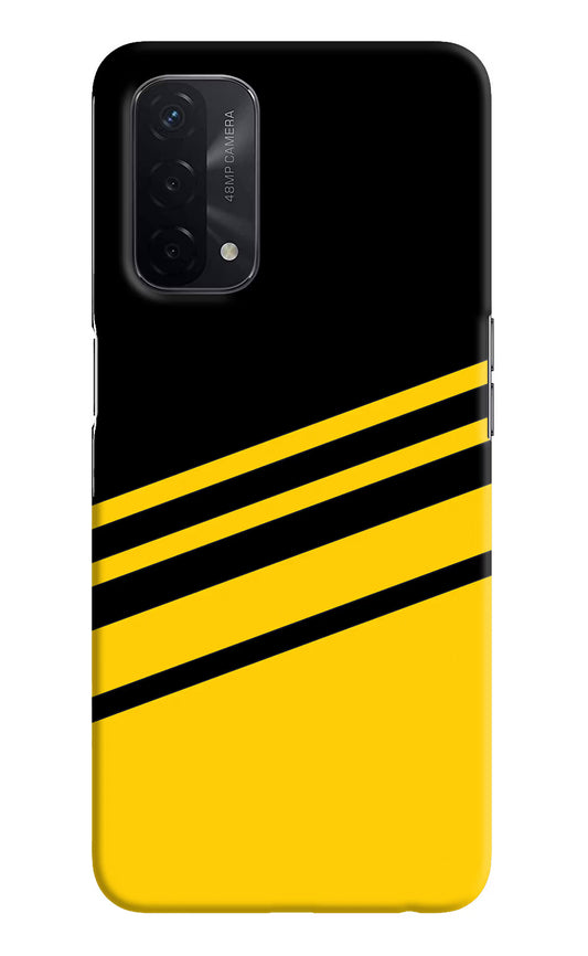 Yellow Shades Oppo A74 5G Hard Case Back Cover by Casekaro