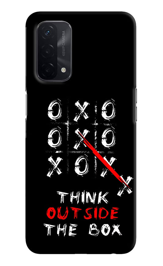 Think out of the BOX Oppo A74 5G Hard Case Back Cover by Casekaro