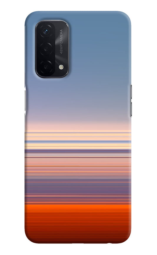 Morning Colors Oppo A74 5G Hard Case Back Cover by Casekaro