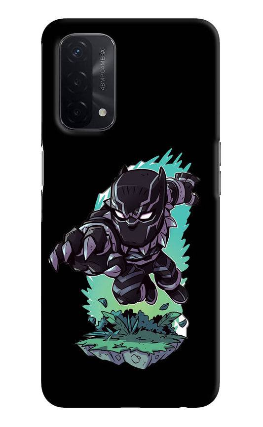 Black Panther Oppo A74 5G Hard Case Back Cover by Casekaro