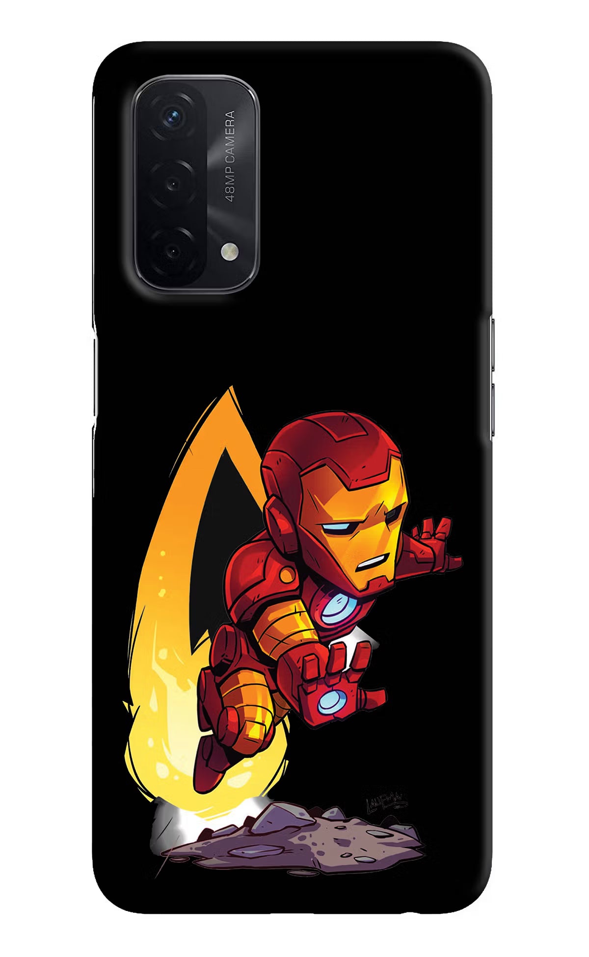 IronMan Oppo A74 5G Hard Case Back Cover by Casekaro