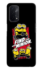 Find your inner Minion Oppo A74 5G Hard Case Back Cover by Casekaro