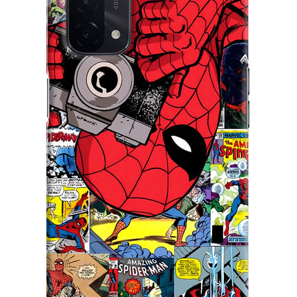 Spider Man Oppo A74 5G Hard Case Back Cover by Casekaro
