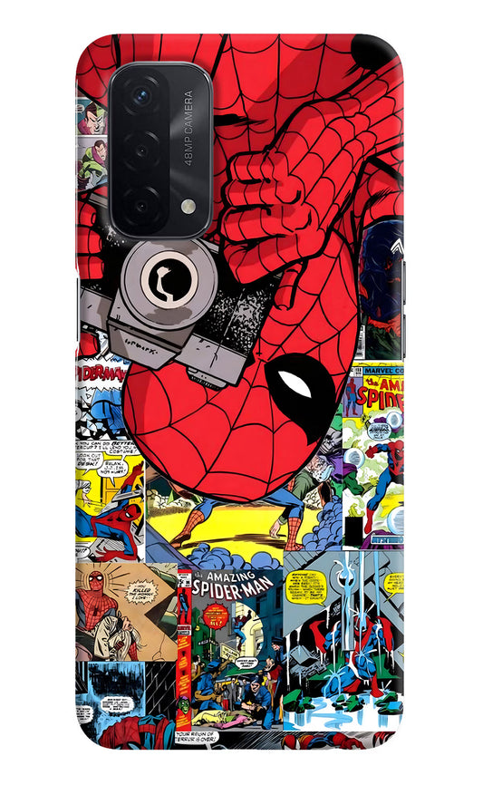 Spider Man Oppo A74 5G Hard Case Back Cover by Casekaro