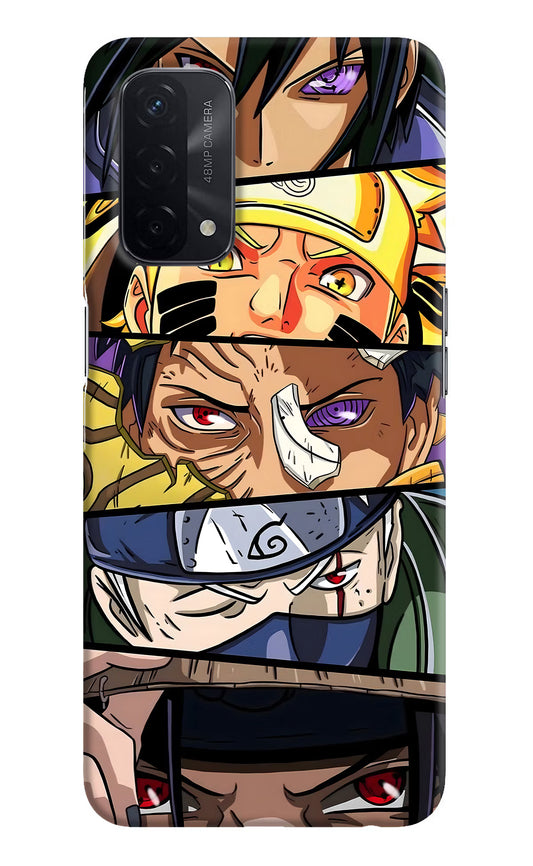 Naruto Character Oppo A74 5G Hard Case Back Cover by Casekaro