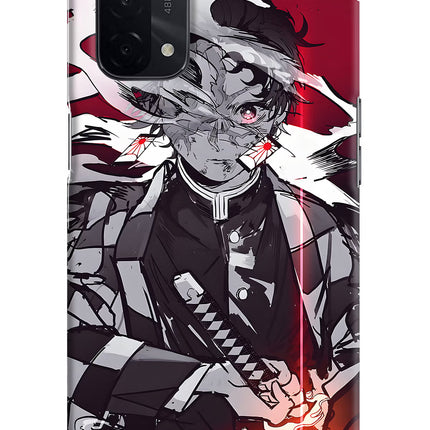 Demon Slayer Oppo A74 5G Hard Case Back Cover by Casekaro