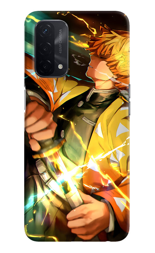Demon Slayer Oppo A74 5G Hard Case Back Cover by Casekaro