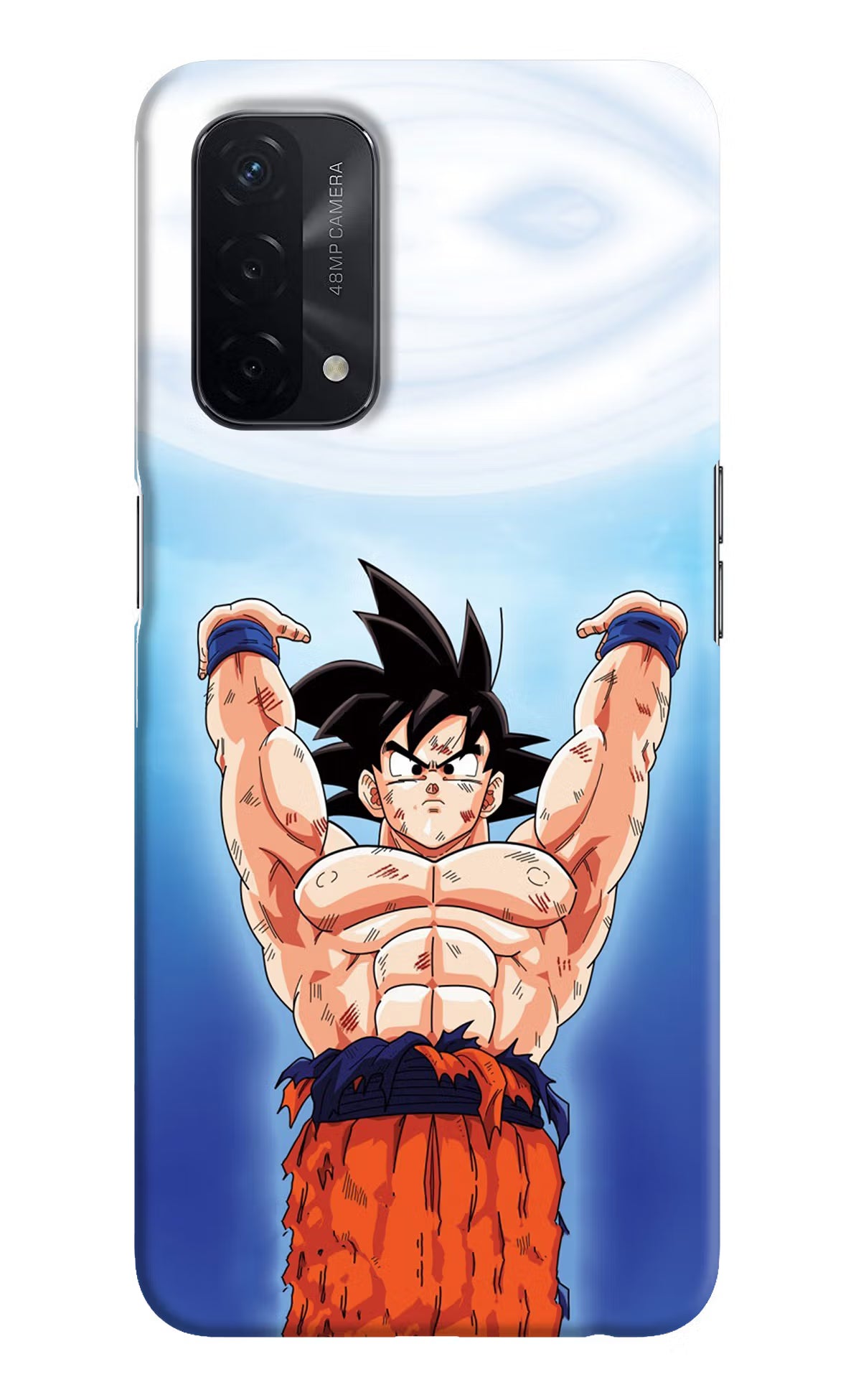 Goku Power Oppo A74 5G Hard Case Back Cover by Casekaro