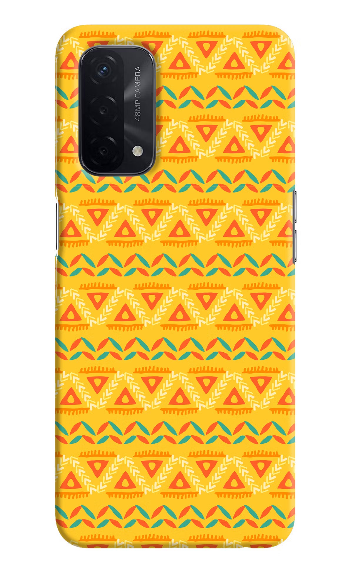 Tribal Pattern Oppo A74 5G Hard Case Back Cover by Casekaro