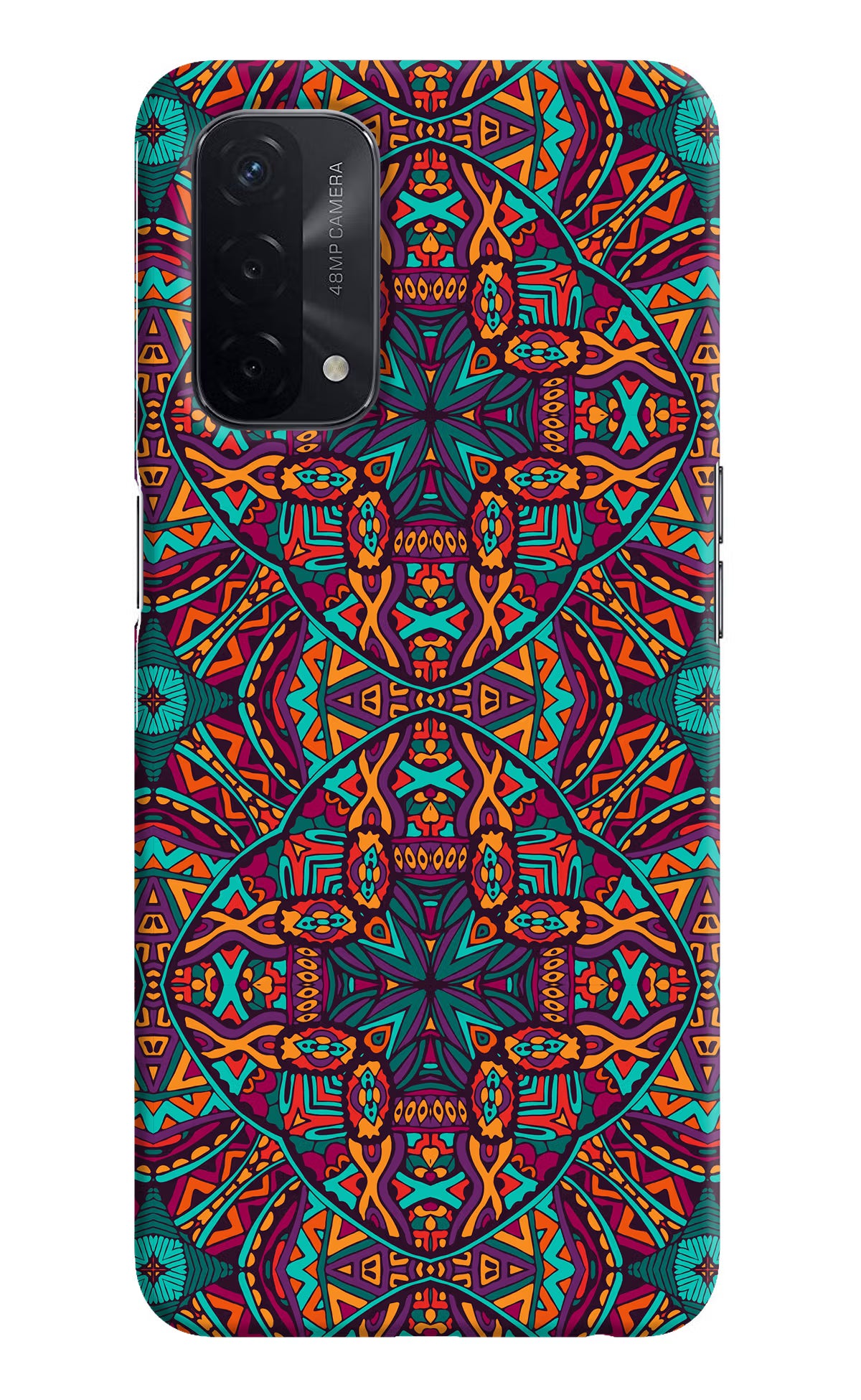 Colour Mandala Oppo A74 5G Hard Case Back Cover by Casekaro