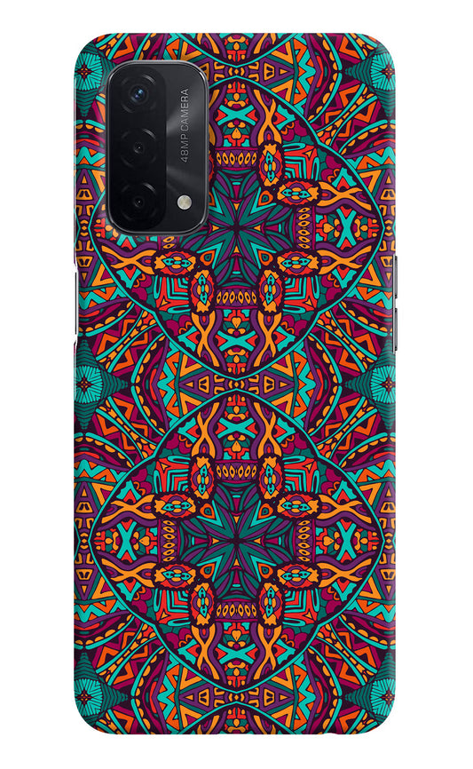 Colour Mandala Oppo A74 5G Hard Case Back Cover by Casekaro