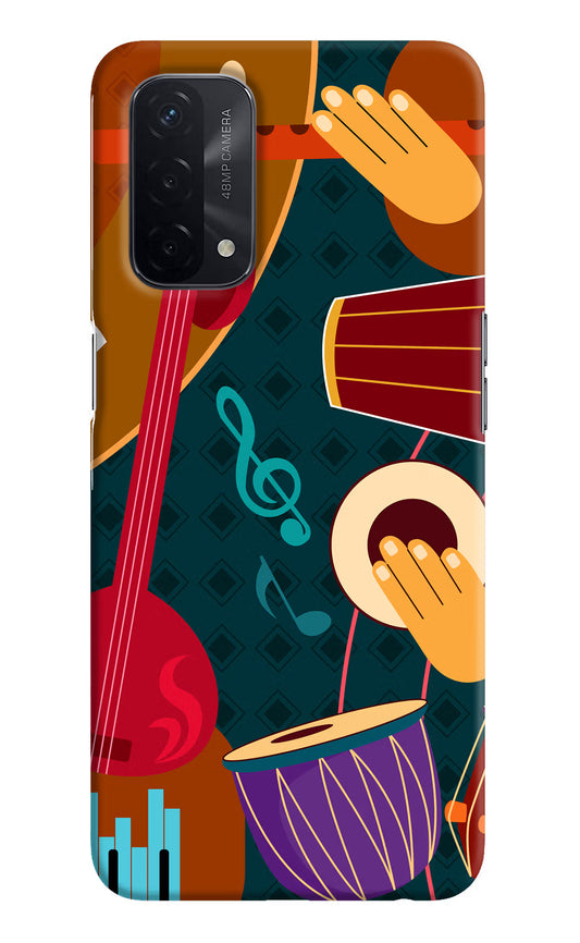 Music Instrument Oppo A74 5G Hard Case Back Cover by Casekaro