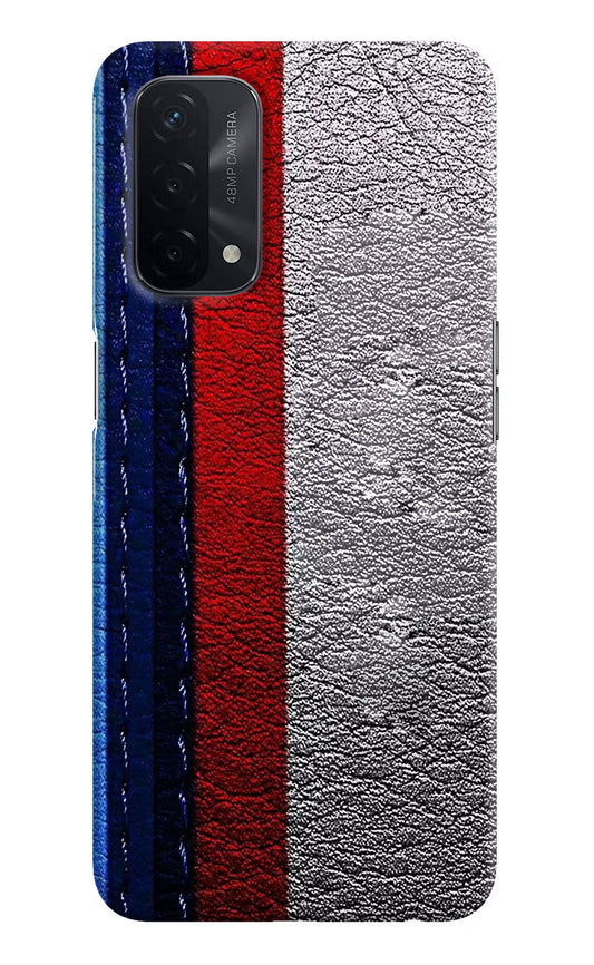 BMW Stripes Oppo A74 5G Hard Case Back Cover by Casekaro