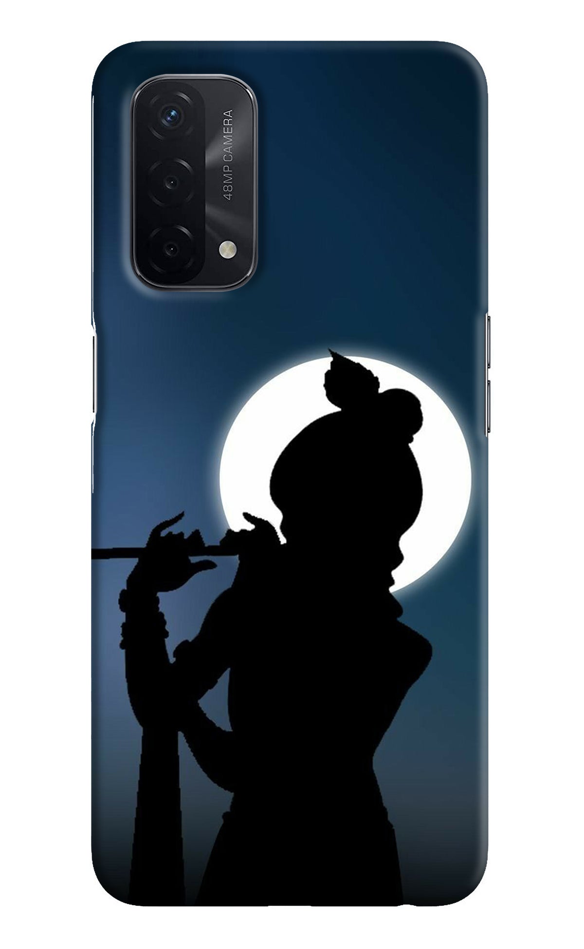 Shri Krishna Silhouette Oppo A74 5G Back Cover