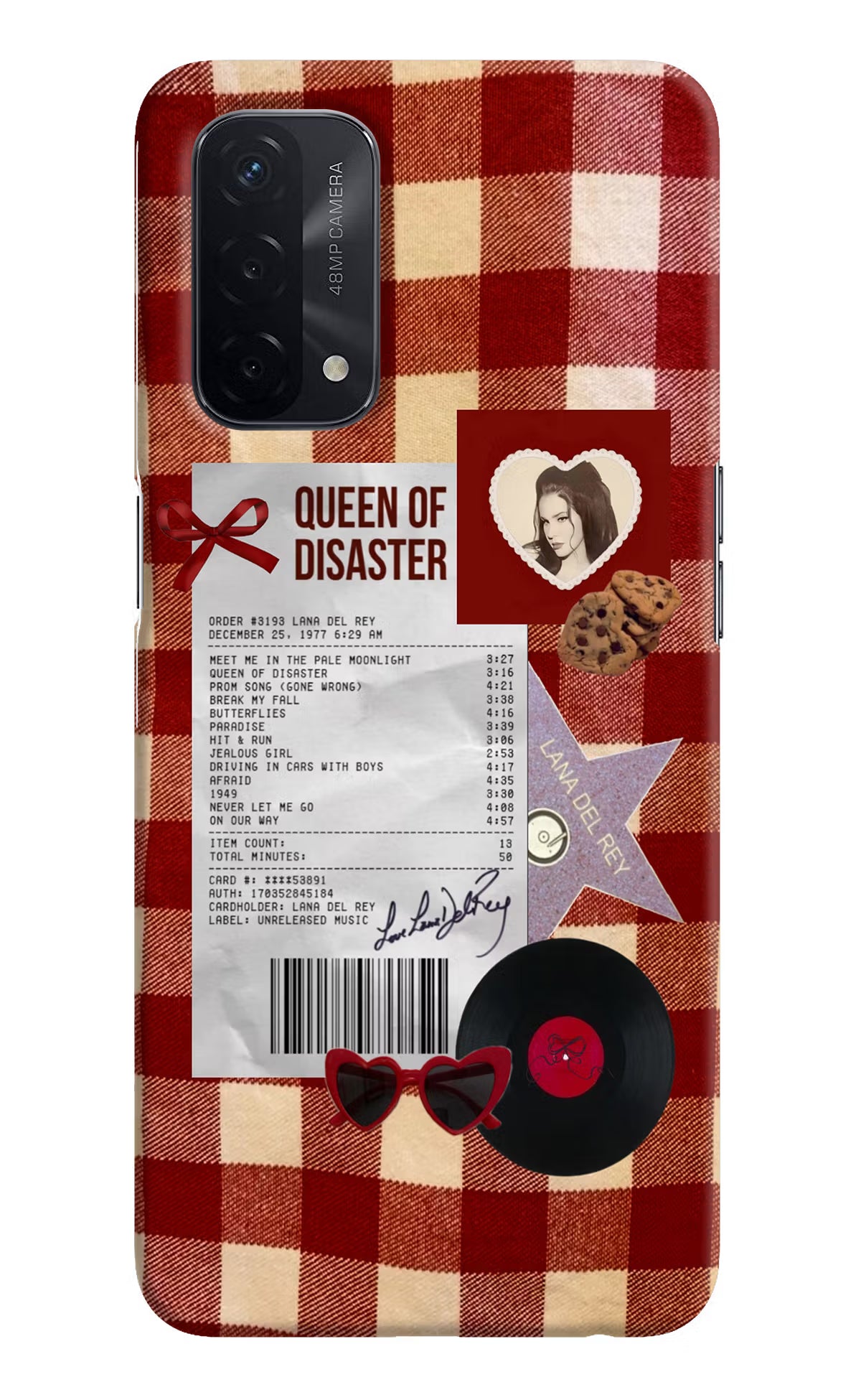 Queen of Disaster Oppo A74 5G Hard Case Back Cover by Casekaro