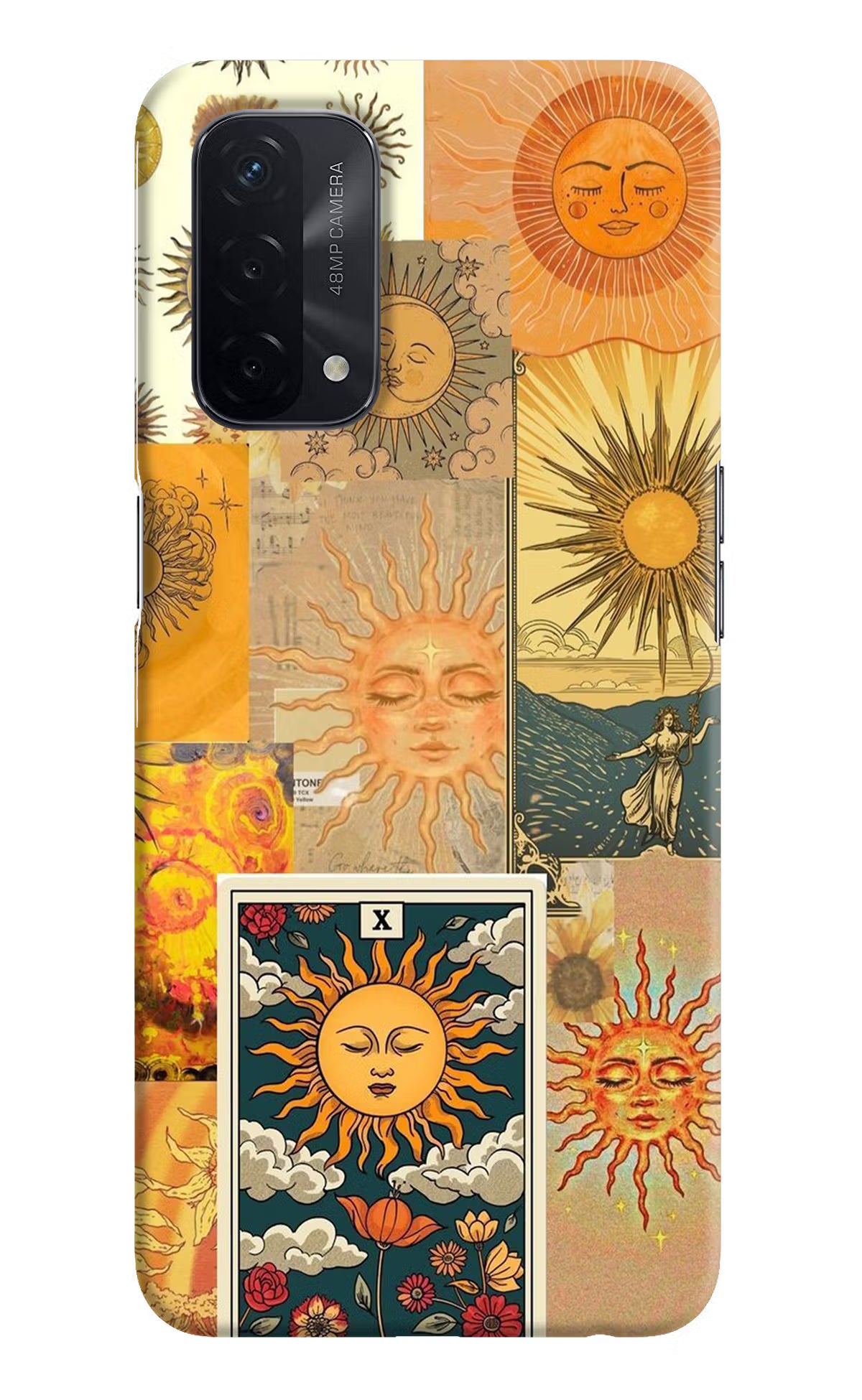 Sun Oppo A74 5G Hard Case Back Cover by Casekaro