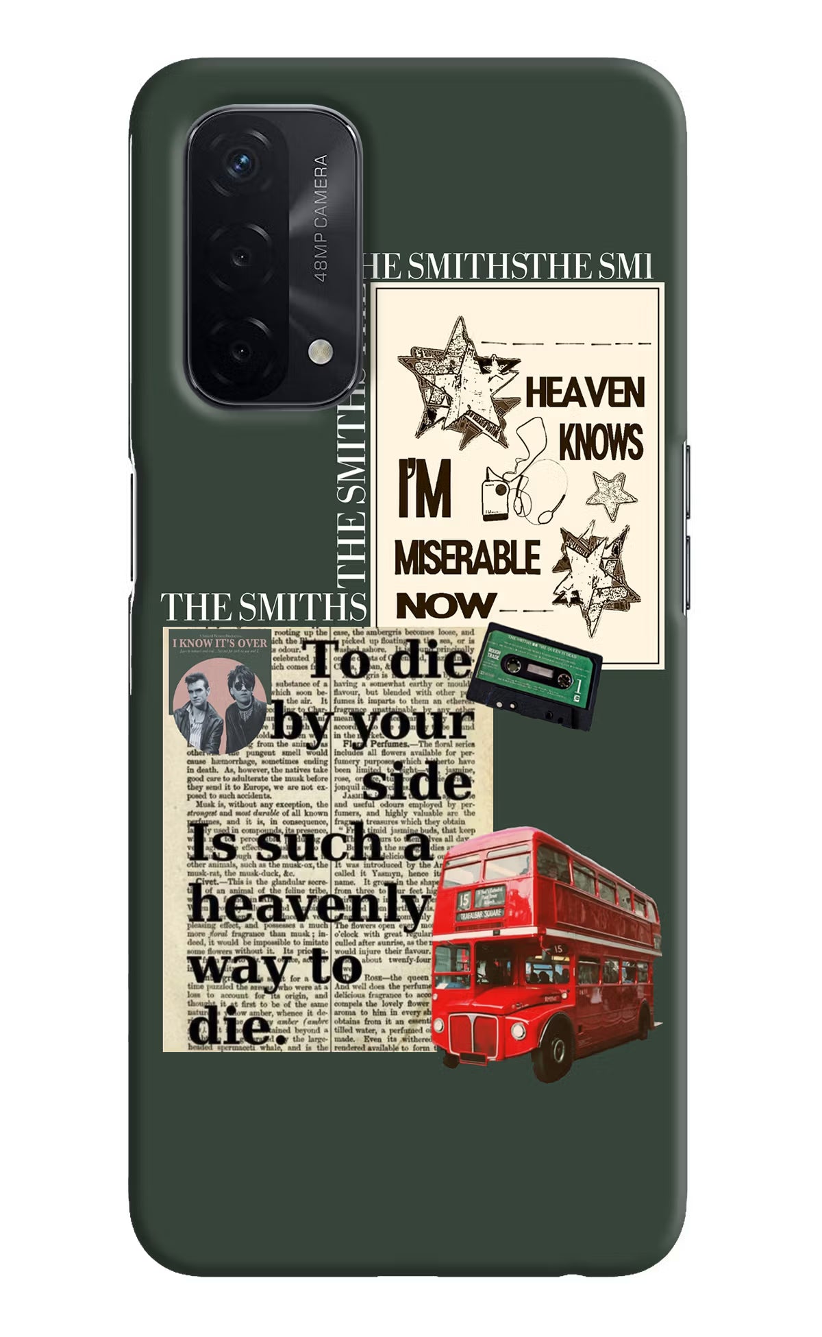 The Smiths Oppo A74 5G Hard Case Back Cover by Casekaro
