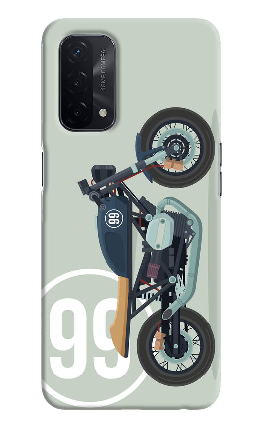 Classic Cafe Racer 99 Oppo A74 5G Hard Case Back Cover by Casekaro