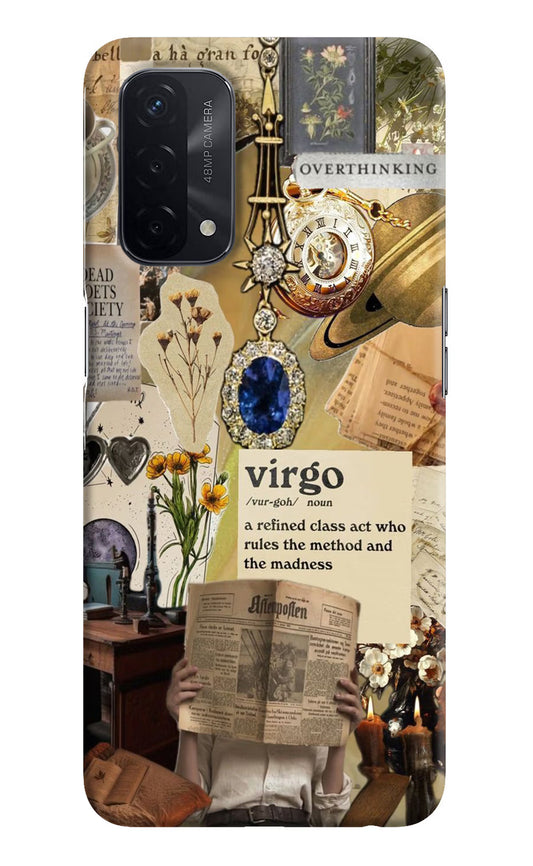 Virgo Zodiac Oppo A74 5G Hard Case Back Cover by Casekaro