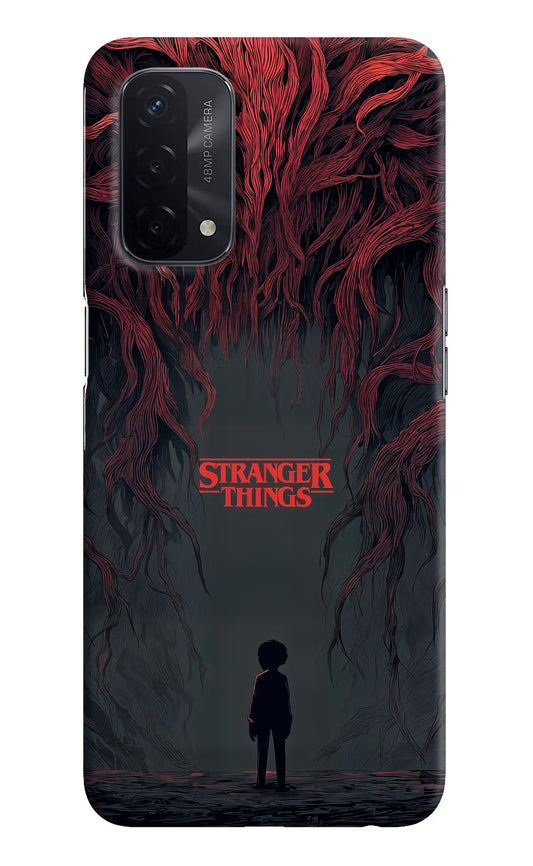Ordinary Things Dark Side Oppo A74 5G Hard Case Back Cover by Casekaro