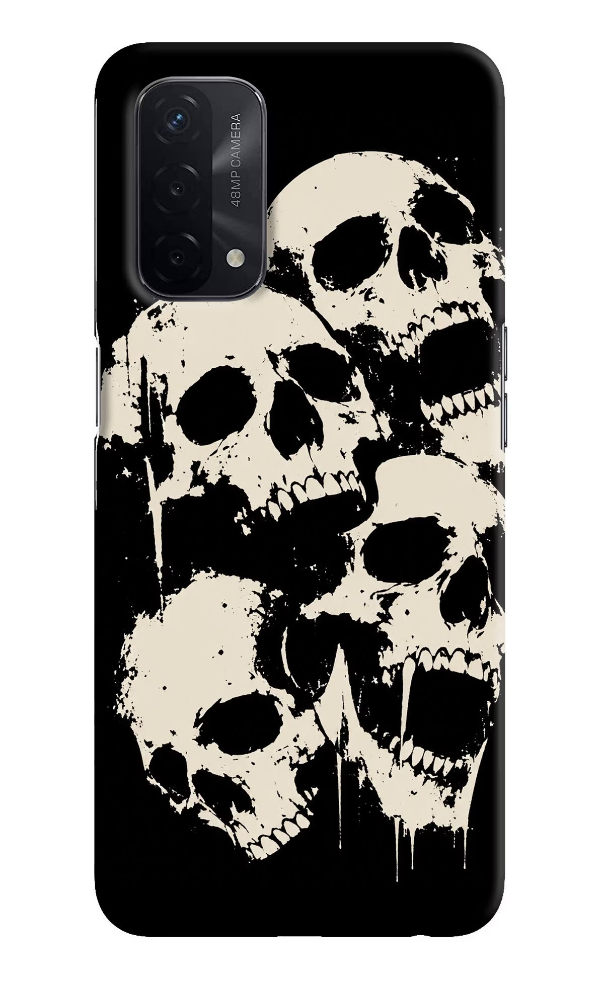 Dead Stack Oppo A74 5G Hard Case Back Cover by Casekaro