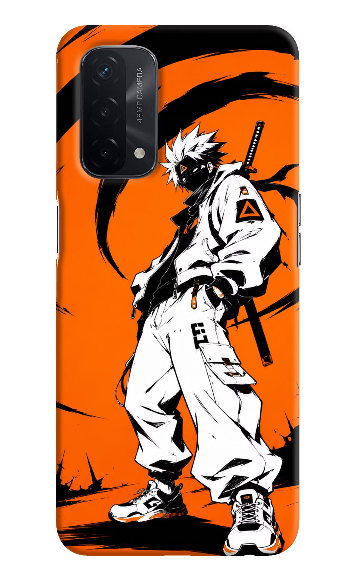 Street Samurai  Oppo A74 5G Hard Case Back Cover by Casekaro