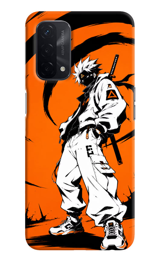 Street Samurai  Oppo A74 5G Hard Case Back Cover by Casekaro
