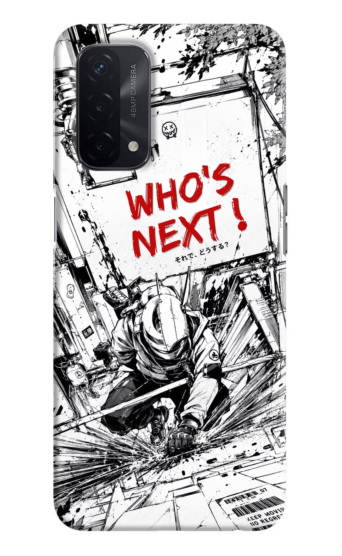 Who's Next Oppo A74 5G Hard Case Back Cover by Casekaro