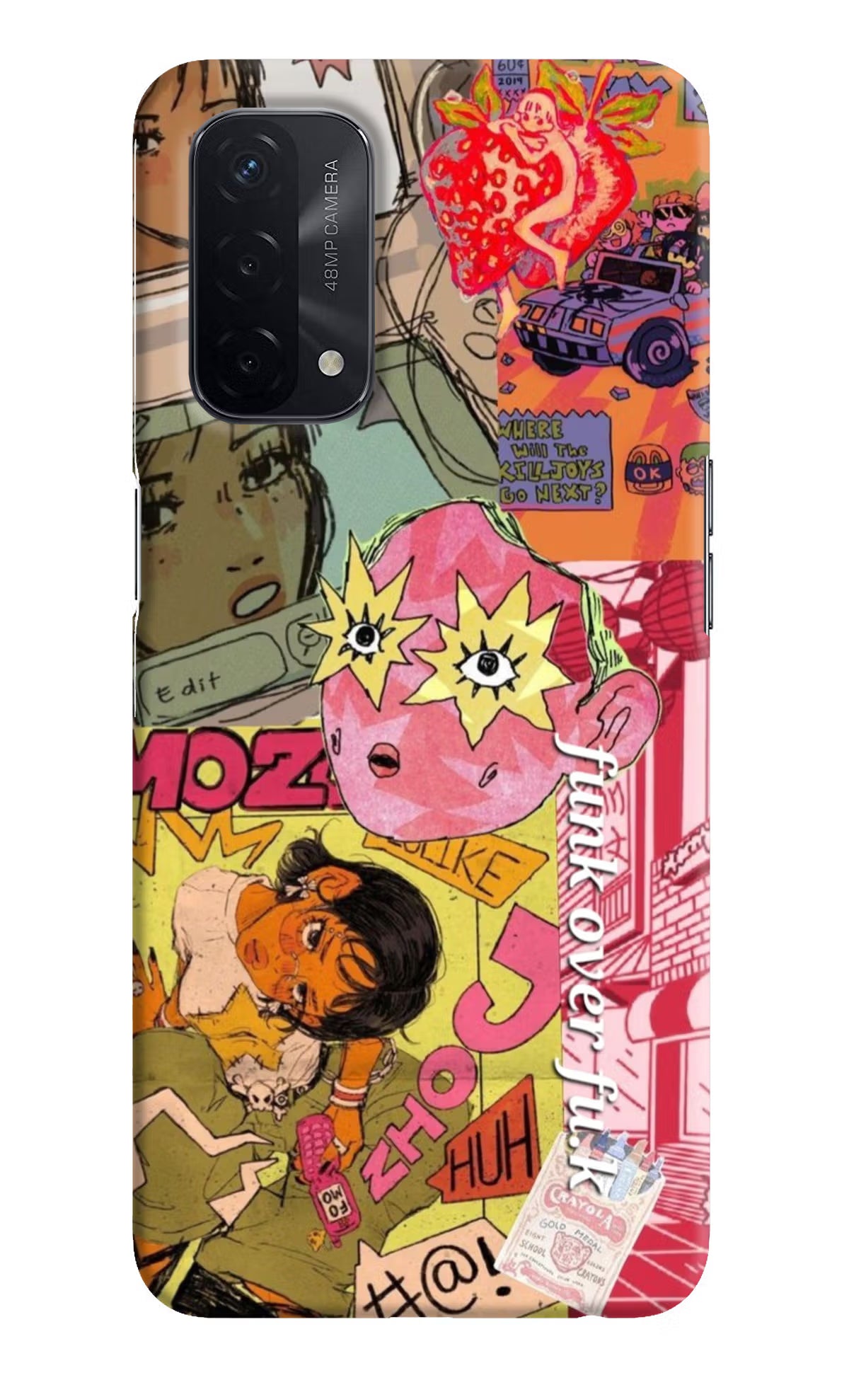 Funkover Oppo A74 5G Back Cover