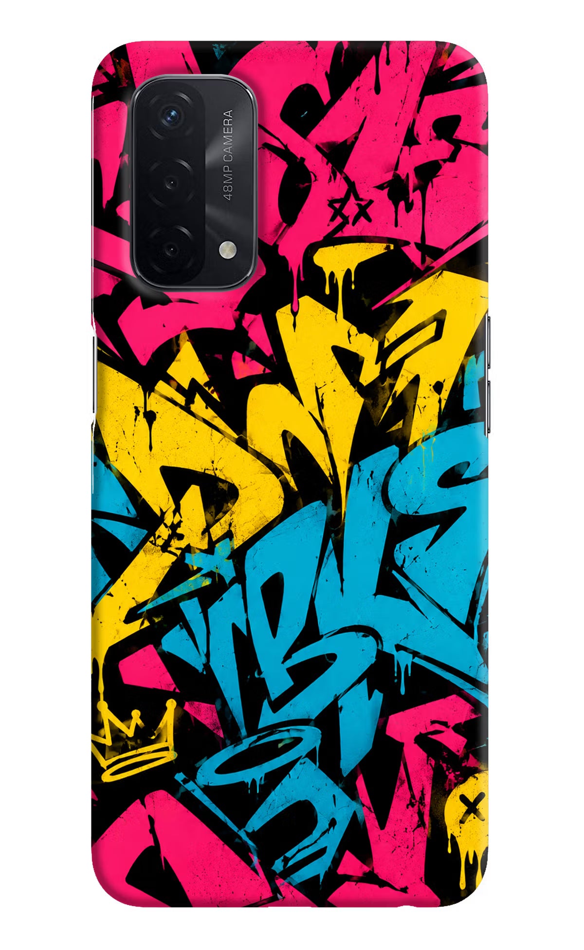 Graffiti Vibe Oppo A74 5G Back Cover