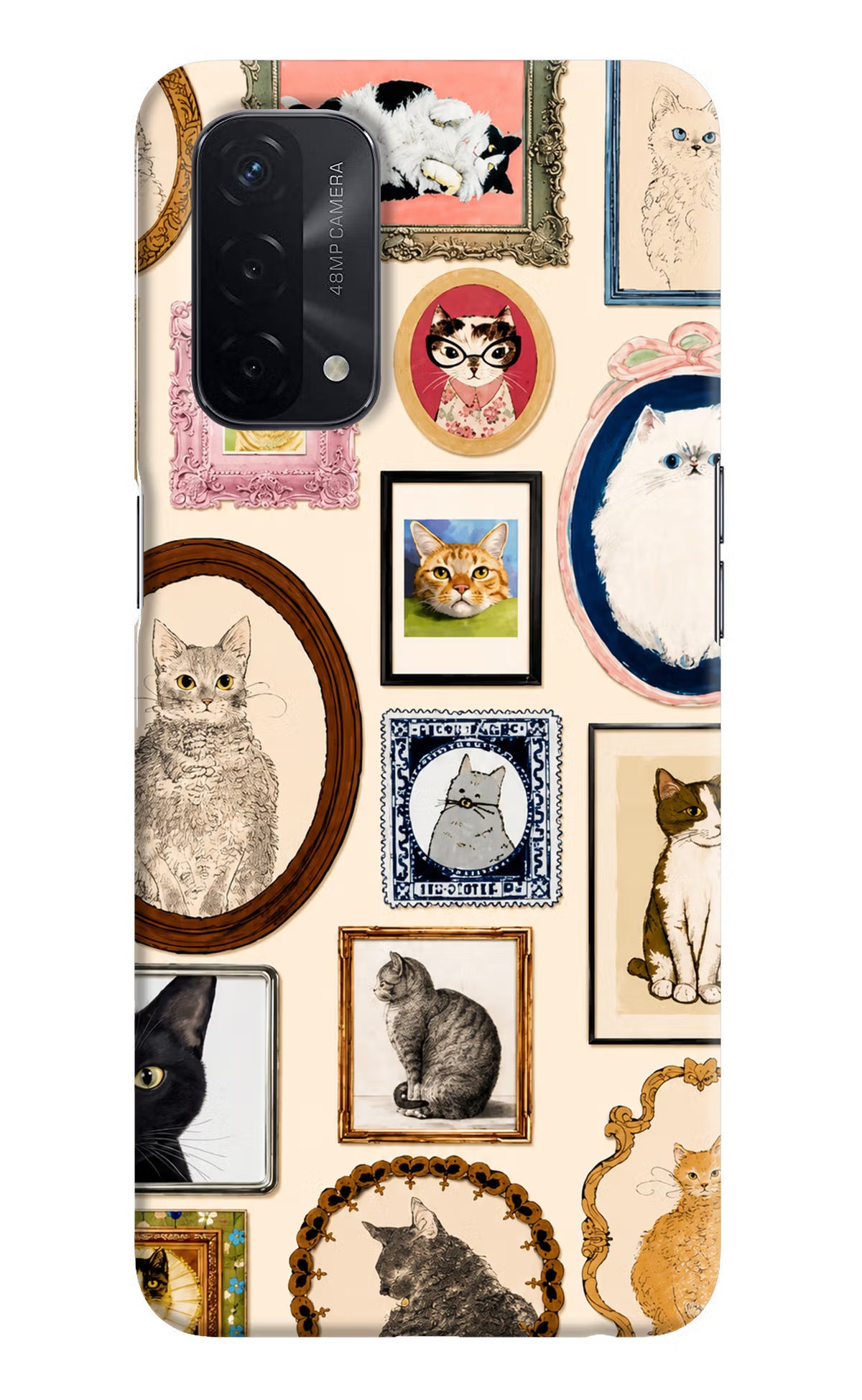 Mirror Cats Oppo A74 5G Back Cover