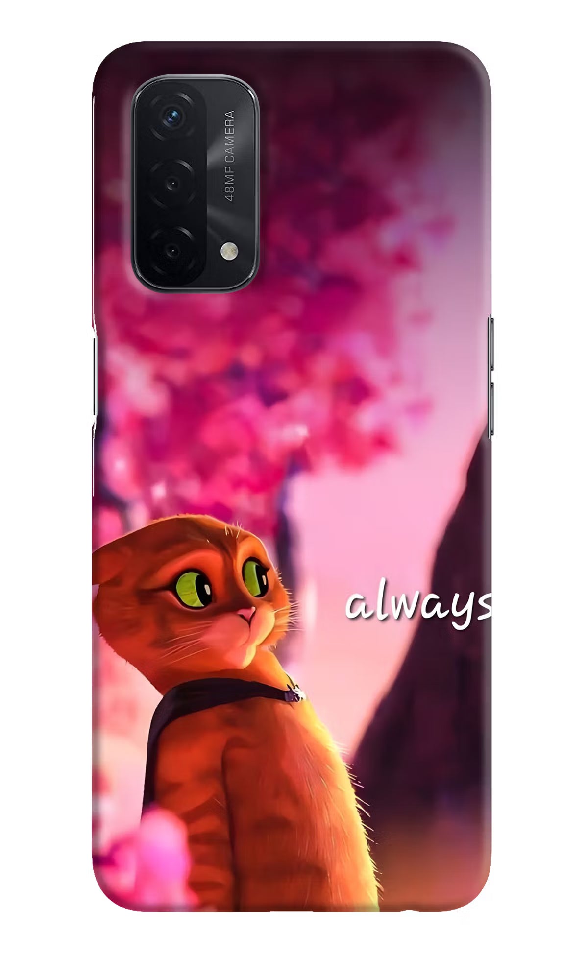 Always Cat Oppo A74 5G Back Cover