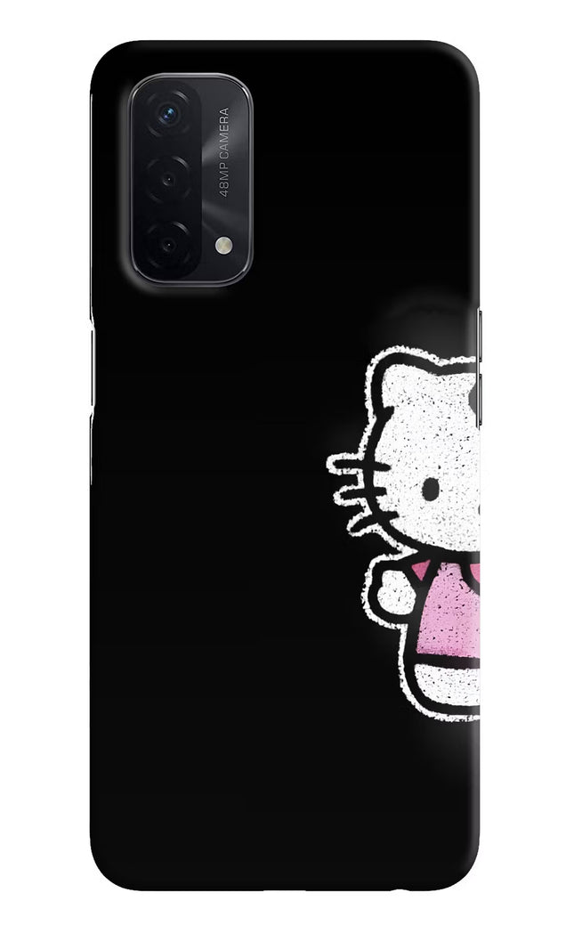 Kitty Charm Oppo A74 5G Hard Case Back Cover by Casekaro