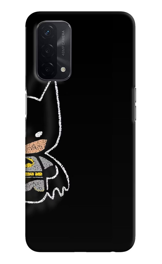 Bat Kitty Oppo A74 5G Hard Case Back Cover by Casekaro