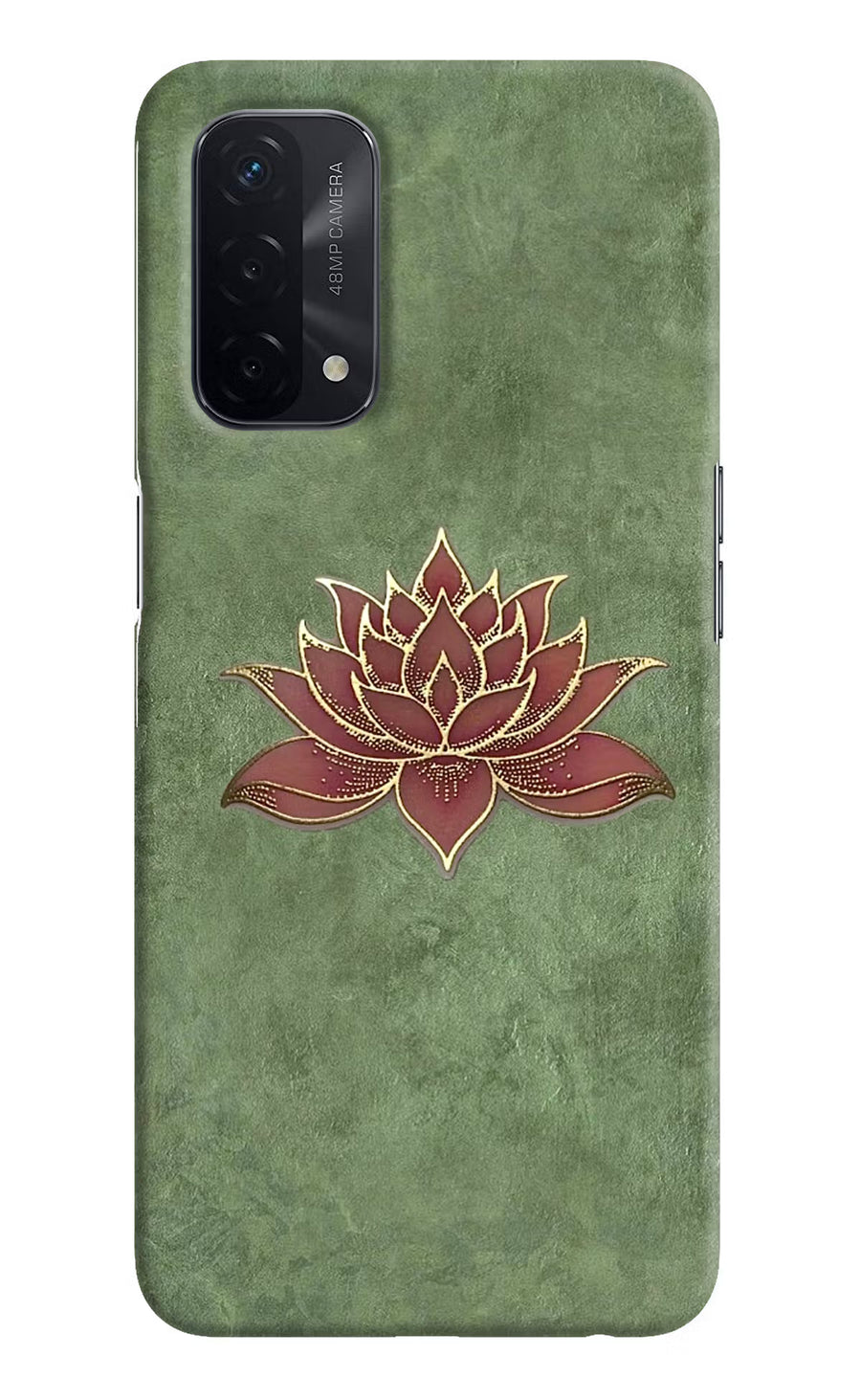 Lotus Grace Oppo A74 5G Back Cover, Hard case