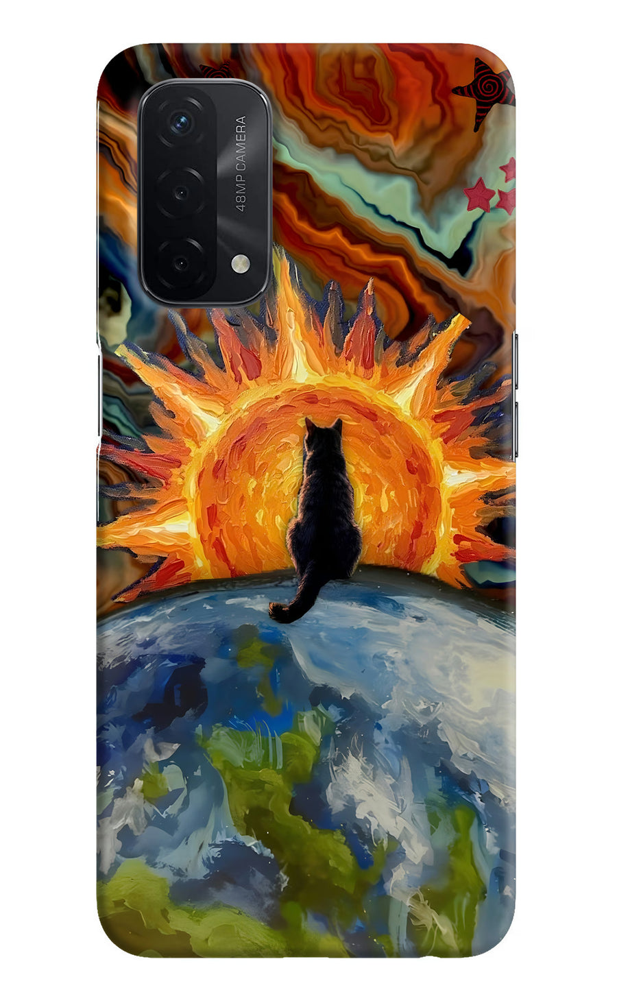 Sunrise Beyond Oppo A74 5G Back Cover, Hard case