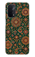 Green Pataka Oppo A74 5G Back Cover