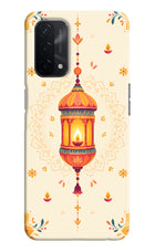 Golden Lantern Oppo A74 5G Hard Case Back Cover by Casekaro