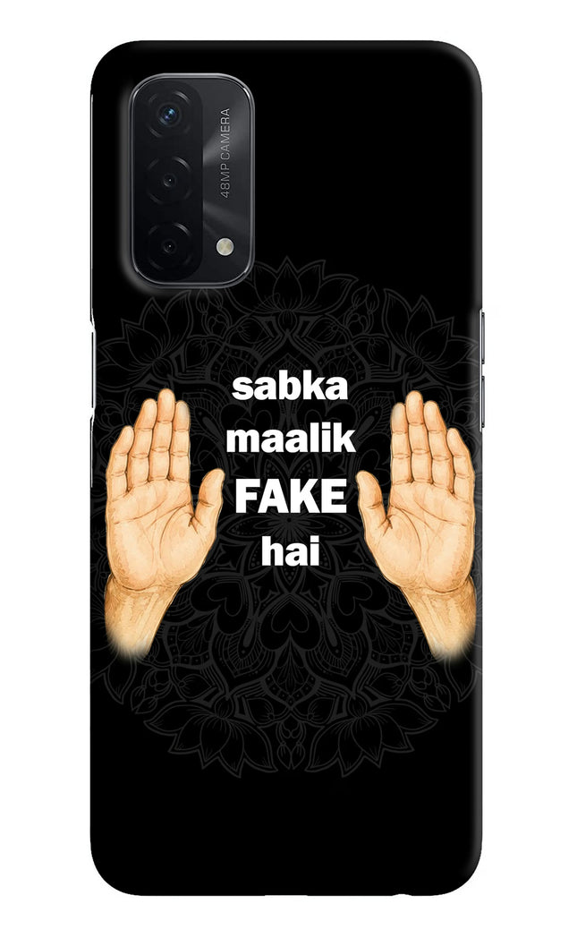 Sabka Malik Fake Oppo A74 5G Back Cover