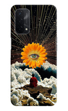 Cosmic Flower Oppo A74 5G Back Cover