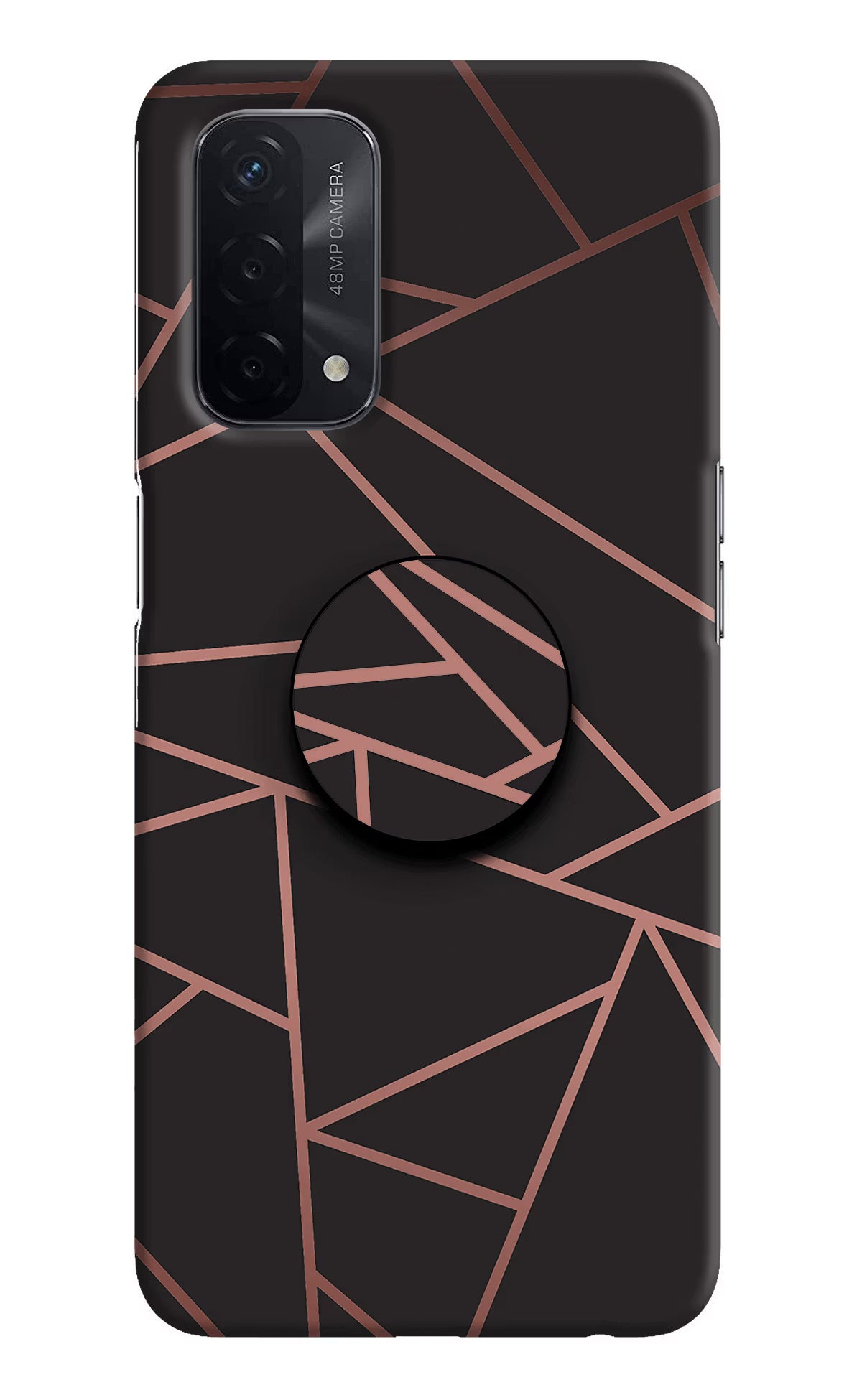 Geometric Pattern Oppo A74 5G Pop Case by Casekaro