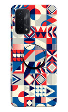 Colorful Pattern Oppo A74 5G Pop Case by Casekaro